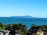 伊豆大島と海を一望・貸別荘や民泊営業可！海を一望するテラスでBBQを楽しむ戸建の写真